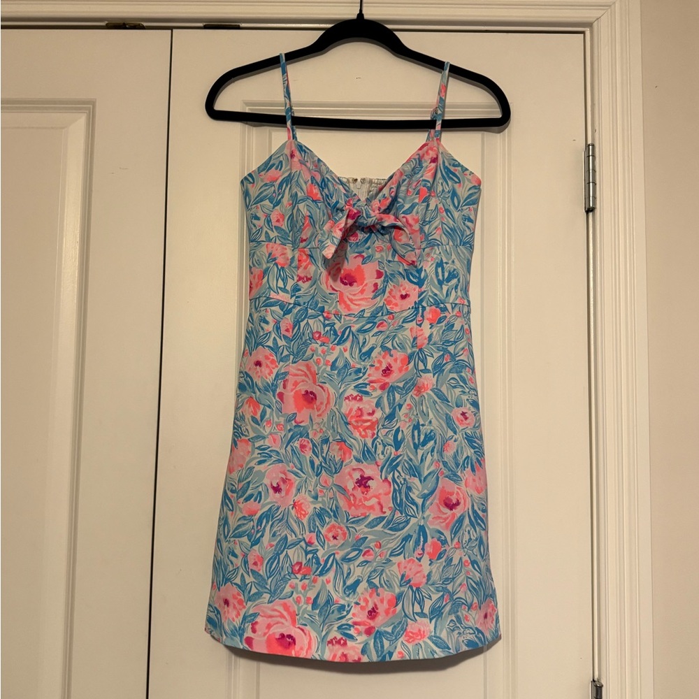 Lilly Pulitzer Bondi Blue My Little Peony Romper Size 0
